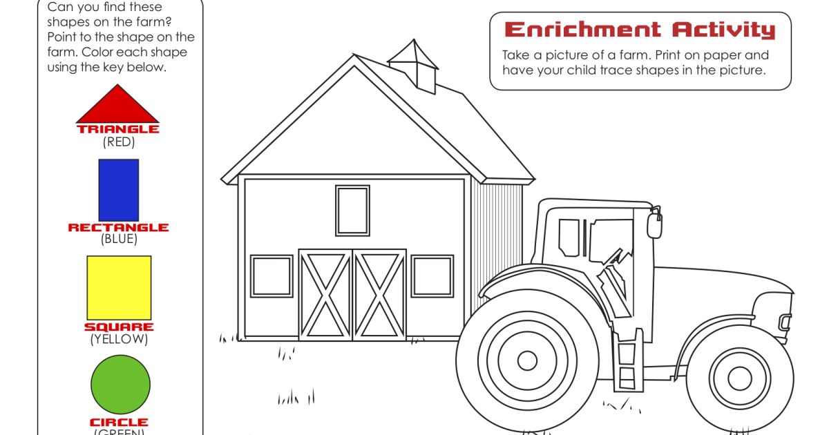 Shapes on the Farm | Learning Activity | American Farm Bureau ...